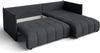 AX LIVING Eckcouch Grau Ecksofa mit Schlaffunktion Bettkasten Cosmova Bild 5
