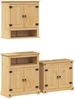 vidaXL 3-tlg. Badmöbel-Set CoronaMassivholz Kiefer 3334639 Bild 2