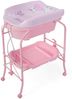 4 in 1 Klappbarer Wickeltisch mit Badewanne Tragbare Wickelkommode mit Wickelauflage Rosa Bild 2