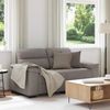 vidaXL 2-Sitzer-Sofa Taupe 160x81x84 cm Stoff 4105303 Bild 1