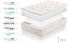 Moonia Supreme Matratze Taschenfederkern Beige 150x190cm Bild 5