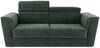 Vente-unique - RIZORA Sofa Stoff Grün - B 223 cm96 cm x H 88 cm x L 210 cm Bild 3