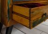 Regal Altholz 90x35x180 mehrfarbig lackiert SIXTIES #107 Bild 4