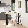 vidaXL Bartischbeine U-Form 2 Stk. Schwarz 50x(100-101) cm Stahl 4013232 Bild 2