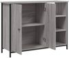 vidaXL Sideboard Grau Sonoma 100x33x75 cm Holzwerkstoff 835552 Bild 5