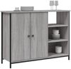 vidaXL Sideboard Grau Sonoma 100x33x75 cm Holzwerkstoff 835552 Bild 3