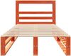 vidaXL Massivholzbett ohne Matratze Wachsbraun 75x190 cm Kiefernholz 3306512 Bild 4