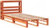 vidaXL Massivholzbett ohne Matratze Wachsbraun 75x190 cm Kiefernholz 3306512 Bild 3