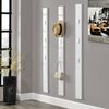 Wandgarderobe Hansnes mit 3 Klapphaken 165 cm Weiß [en. casa] Bild 5