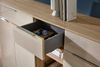 Komplettbüro SANTORIN I Riva Eiche & Glas Cashmere 10-teilig Bild 4