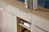 Komplettbüro SANTORIN I Riva Eiche & Glas Cashmere 10-teilig Bild 3