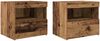 vidaXL Nachttisch 2 pcs Altholz 50 x 40 x 45 cm Holzwerkstoff 862181 Bild 2