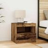 vidaXL Nachttisch 2 pcs Altholz 50 x 40 x 45 cm Holzwerkstoff 862181 Bild 4