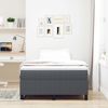 vidaXL Plattformbettgestell Dunkelgrau 120 x 190 cm Cordstoff 3337398 Bild 3