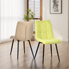 HOMAVO Esszimmerstuhl YZ6 Set 4 Stück Gepolstert Modern, Grün Webstoff, 48x61x89cm Bild 3