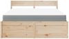 vidaXL Bett mit Schubladen und Matratze 140x200 cm Massivholz Kiefer 3281898 Bild 4