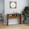 Konsolentisch, Beistelltisch, Konsole Räuchereiche 105x30x80 cm Holzwerkstoff Bild 3
