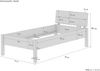 Metallfreies Einzelbett Eschenholz mit Rost 100x200 Holzbett V-60.90-10K50 cm x 7 x 7 Bild 5
