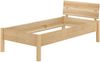 Metallfreies Einzelbett Eschenholz mit Rost 100x200 Holzbett V-60.90-10K50 cm x 7 x 7 Bild 4
