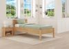 Metallfreies Einzelbett Eschenholz mit Rost 100x200 Holzbett V-60.90-10K50 cm x 7 x 7 Bild 2