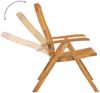 vidaXL Gartenstühle 8 Stk. Verstellbar Massivholz Teak 3154925 Bild 3