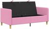 vidaXL Sofa mit Stauraum Rosa 152 x 78 x 87 cm Polyester 42036931 Bild 4