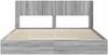 vidaXL Bettgestell mit Stauraum und Kopfteil 3 pcs Holzwerkstoff 3414358 Bild 5