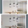ZMH Pendelleuchte Esstisch Esszimmerlampe Hängend - Hängelampe Schwarz Modern Esstischlampe Wohnzimmer Schlafzimmer 3 Flammig E27 Hängeleuchte Design Pendellampe Kristall für Küche(ohne Leuchtmittel) Bild 3