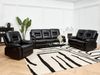 Sofa Set Kunstleder schwarz 6-Sitzer verstellbar BERGEN Bild 3