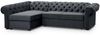 Beautysofa Polsterecke Chester L, L-Form Ecksofa aus Velour, Ottomane rechts oder links montierbar Bild 4