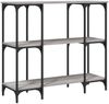 vidaXL Konsolentisch Grau Sonoma 102x35x90 cm Holzwerkstoff 834148 Bild 2
