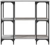 vidaXL Konsolentisch Grau Sonoma 102x35x90 cm Holzwerkstoff 834148 Bild 4
