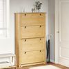 vidaXL Schuhschrank Corona 99x32x163,5 cm Massivholz Kiefer 4002787 Bild 2