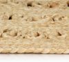 vidaXL Teppich Handgefertigt Jute Geflochten 90 cm [133707] Bild 3