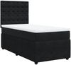 vidaXL Boxspringbett mit Matratze Schwarz 90x190 cm Samt 3294528 Bild 3