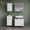 Livinity® Midischrank ATERNO, Weiß, 40 x 87 cm mit Tür und Schublade (1-St) Bild 2