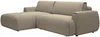 Vente-unique - MONELIA Sofa Stoff Schokoladenbraun - B 167 cm x H 81 cm x L 270 cm Bild 3