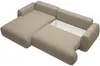 Vente-unique - MONELIA Sofa Stoff Schokoladenbraun - B 167 cm x H 81 cm x L 270 cm Bild 5