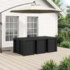 vidaXL Garten Essgruppe mit Kissen 7 pcs Anthrazit und Creme PP 3430071 Bild 4