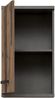 FORTE Veris Hängeschrank, Holzwerkstoff, Grau/Braun, 40,2 x 68,8 x 29 cm Bild 3