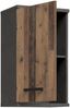 FORTE Veris Hängeschrank, Holzwerkstoff, Grau/Braun, 40,2 x 68,8 x 29 cm Bild 4