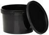 BENBOW Aufbewahrungssystem Eimer mit Deckel 30 20 10 5 3 1 0,5 L Schwarz Lebensmittelecht Eimer, Polypropylen - Lebensmittelecht, Geschmacksneutral, Auslaufsicher, (1-tlg, PZH-, BRC- und DIN-ISO-zertifiziert), für Lebensmittel, Farben, Chemikalien Bild 5