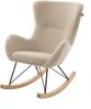 Vipack Schaukelstuhl - Rocky - Maxi - Beige Bouclé Bild 2