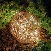 LED-3D-Kugel "Galax Fun", Ockergelb, Alu, 30 cm Bild 1