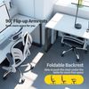 Ergonomischer Bürostuhl mit klappbarer Rückenlehne und 2D Bild 3