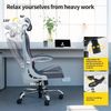 Ergonomischer Bürostuhl mit klappbarer Rückenlehne und 2D Bild 4