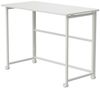 Maclean MC-1250 W Klappbarer Mobiler Schreibtisch Weiß 100x50 cm Stahlgestell 50 kg belastbar Computertisch Arbeitstisch Büro Tisch auf Rollen Bild 5