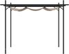Terrassenüberdachung mit Schiebedach OLIMP Taupe 295x292x230cm Pergola Garten Pavillon Rankhilfe Sonnenschutz Gartenpergola Gartenpavillon mit Sonnendach Bild 2