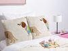Kissen 2er Set Für Kinder BATTAL Baumwolle 45 x 45 cm Beige Bild 3