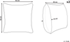 Kissen 2er Set Für Kinder BATTAL Baumwolle 45 x 45 cm Beige Bild 2